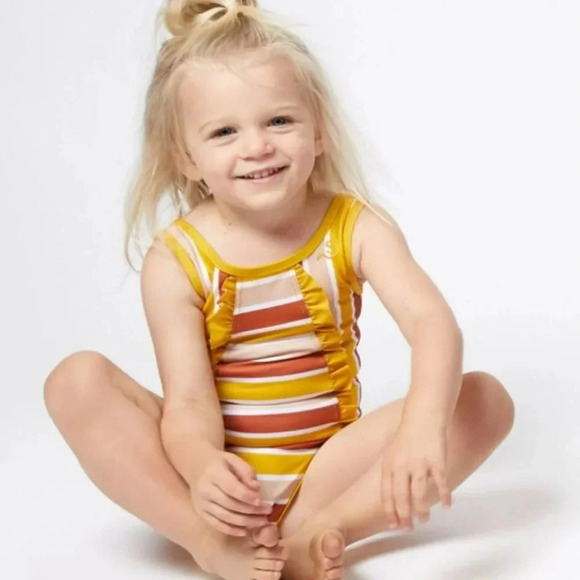 Girl's Seaesta Surf Deep Sea Tangle Swimsuit, size 5/6 - Picture 4 of 11